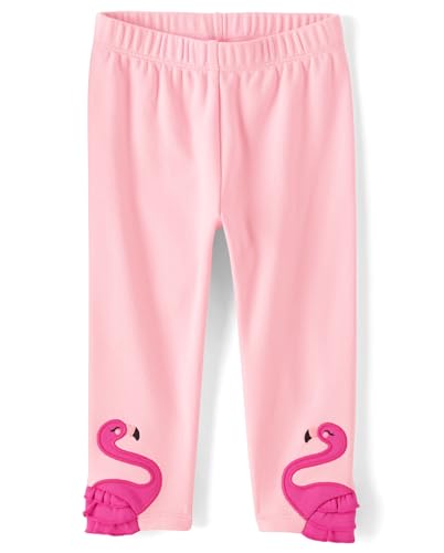 Gymboree,Girls,and Toddler Leggings,4 Years,Pink Palm Flamingo