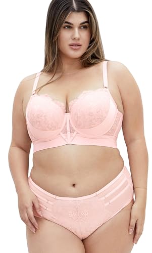 Image of City Chic Plus Size Bra - Alexis Contour Longline