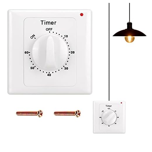 Interruptor de Temporizador de Cuenta Atrás AC 220 V 60 Minutos - Resistente al Agua IP65 para Baño - Control de Luz Con Temporizador