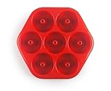 Levitantes Donutform mit 7 Mulden aus Silikon, backofengeeignet und leicht zu entformen, ideal für selbstgemachte Donuts und kreative Desserts.