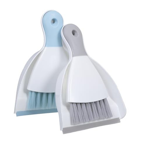 CIYODO Set Cleaning Tools Brooms Small Dustpan and Broom Car Vent Cleaner Small Whisk Broom Small Hand Broom Small Cleaning Broom Tool Car Interior Cleaning Brush Desktop Broom Nylon