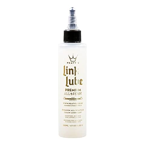 Peaty's LinkLube Premium All-Weather Bicycle Chain Lubricant, 120mL/ 4 oz. Cover