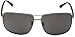 Gucci GG0065SK 001 Mens Ruthenium/Black 66 mm Sunglasses