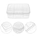 VANZACK 16 Compartment Egg Incubation Tray Reptile Hatchery Box Breeding Box for Pet Supply Cover for Observation