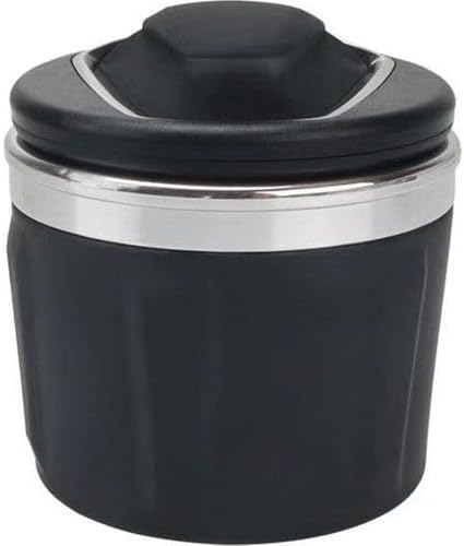 Mega Oto Market Araç İçi Mavi Işıklı Porselen Küllük Gold Renk Kapaklı Mavi Renk Işıklı Yanmaz Koku Geçirmez - Görsel 3