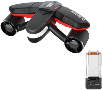 sublue Navbow Underwater Scooter (Red) with H1 Smart Waterproof Phone Case Bundle Set