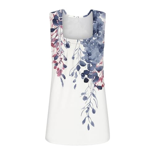 Spring Summer Plus Size Dressy Tank Tops for Women 2025 Womens Workout Floral Boho Beach Sleeveless Shirts Blouses