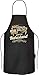 RAHMENLOS Grillschürze Kochschürze Küchenschürze als Geschenk zum Ruhestand - reine Baumwolle