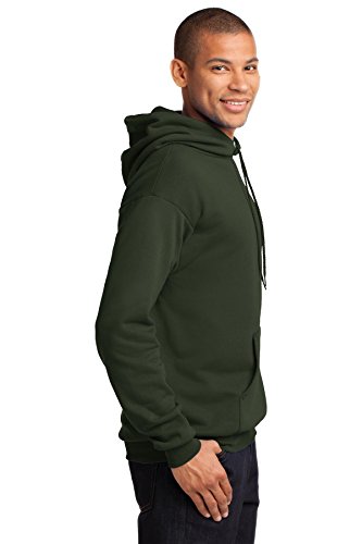 Port & Company Men's Comfort Perfect Hooded Long Sleeve Sweatshirt,XX-Large,Olive2