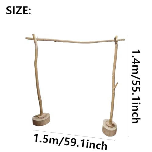 Cintre en bois massif robuste forme branche sèche design original - 7