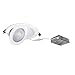 Nora NMC-6RTWMPW M-Curve Can-Less Adjustable LED Downlight, Selectable CCT, No Housing Required (6