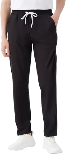 Mens 3 Pack Fleece Active Athletic Workout Jogger Sweatpants for Men with Zipper Pocket and Drawstring2