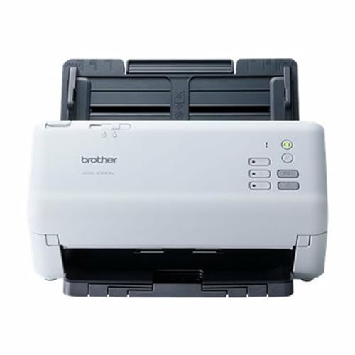 Brother ADS-4300N, Professioneller Dokumentenscanner mit USB und LAN, Duplex Scan, Schnelltasten, Weiß, ADS4300NRE1 – Bild 3