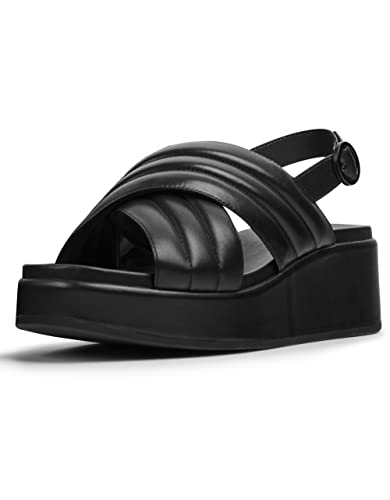 Camper Misia K201351, Sandalia Mujer, Negro 001, 37 EU