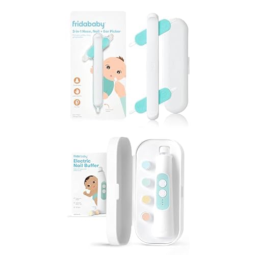 Frida Baby Grooming Bundle | 3-in-1 Nose, Ear Picker + Electric N...