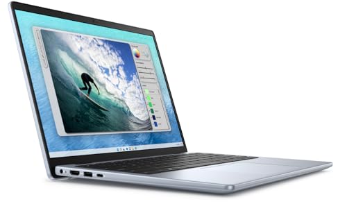 Image of Dell Inspiron 5440 Notebook Computer, Intel Core 3 100U 14th Gen Processor, 8GB DDR5 RAM, 512GB SSD, 14 inch FHD+ Screen, Ubuntu, 1Yr Warranty, Ice Blue