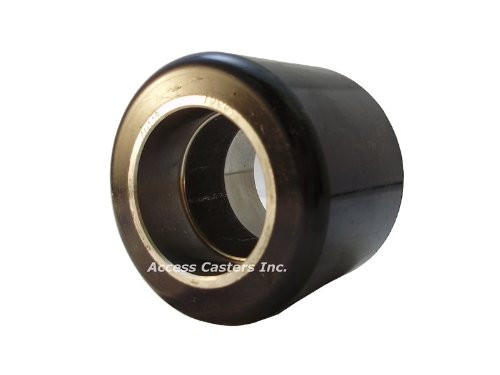 Yale 3.375 x 2.75 Yale Pallet Jack Wheel Less Bearings Poly on Cast Iron