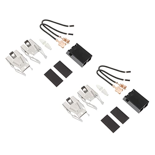 2 Sets oven connector refrigerator containers water heater element heating element oven replacement Block stove burner element Replacement Parts for Stove Burner Receptacle abs