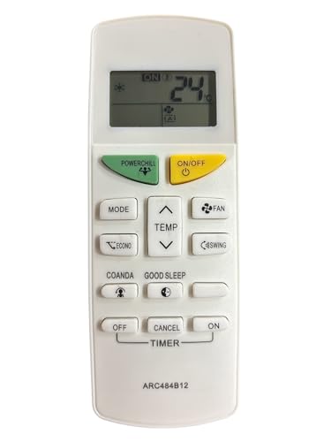 Image of Air Conditioner Remote Compatible with /Replacement for Dalkin Ac Remote | Model -ARC484A4 | Match with Your Existing Remote Before Placing The Order | Exactly Same Will Only Work