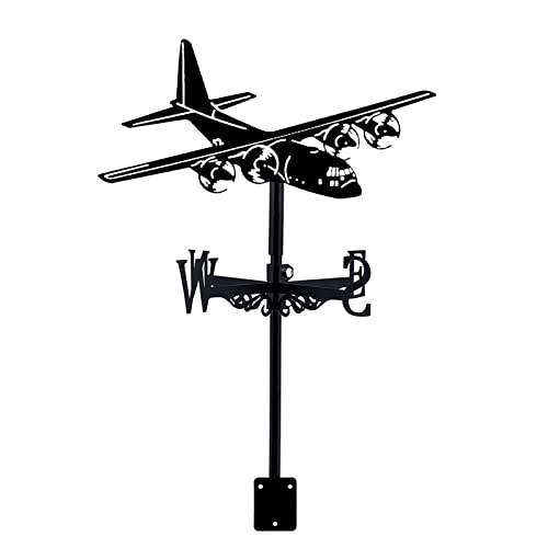 Giraouette avion rétro en métal pour remplacer une décoration de jardin terne et fragile