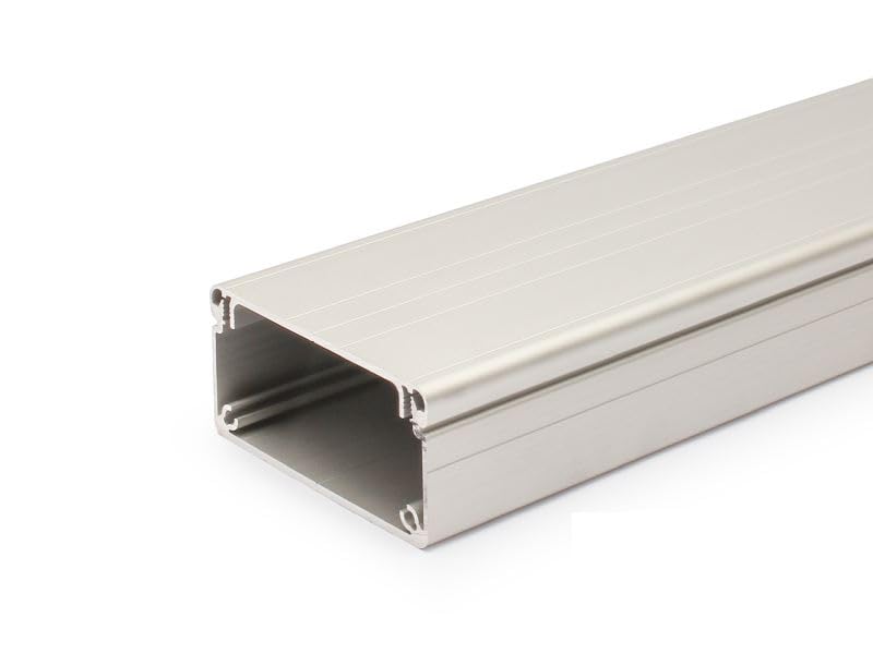 Kabelkanal und Deckel aus Aluminium Profil 40 x 80 Alu: 2000mm