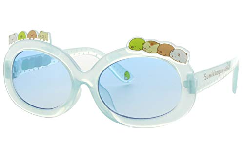 サングラス キッズ 子供用 UV カット 女の子 すみっコぐらし ブルー88-1149