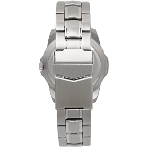 SunTime-Mens-Utah-Utes-Sport-Watch-20mm-Stainless-Steel-Strap-Reflective-Shiny-Dial-with-Date
