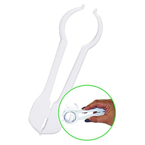 Dreambaby Baby Feeding Bottle Tongs Holder - with Non-Slip Easy Grip Round Shape Design Clamp - White - Model G527 Cover