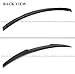 M4 V Style Carbon Fiber High Kick Trunk Spoiler Wing Compatible for 2021-2024 BMW G22 4 Series G82 M4 2 Door Coupe