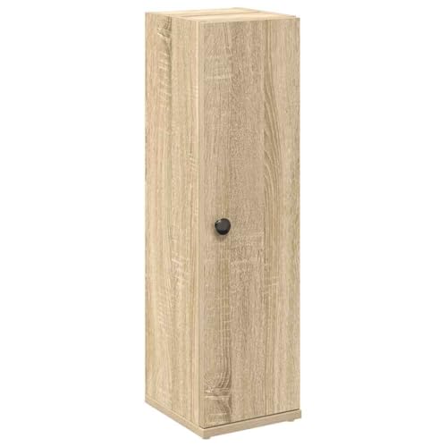 vidaXL Mueble de baño con portarrollos Roble Sonoma 20,5x22x72 cm, Armario de Almacenamiento de baño, Armario de Cuarto de baño, Mueble de Suelo de baño