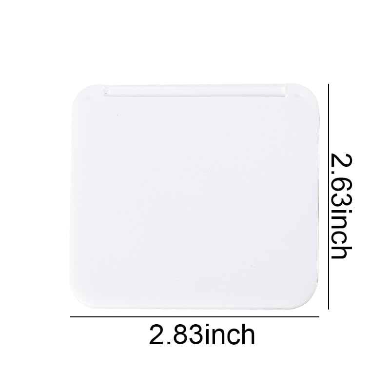 Miniatura 6 de YangQian Espejo compacto para mujeres y niñas, espejo de bolsillo para mujeres, espejos de maquillaje con aumento para mujeres y niñas, espejo