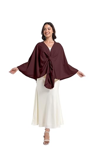 Elegant Shawl Wraps For Women, Warm Open Front Poncho, Cashmere Like Bat Sleeve Ladies Shawls For Winter, Autumn2