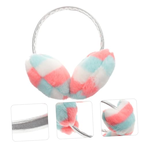 Warm Keeping Boys and Girls Earmuffs Heart Shaped Plush Outdoor Ear Muffs for Women