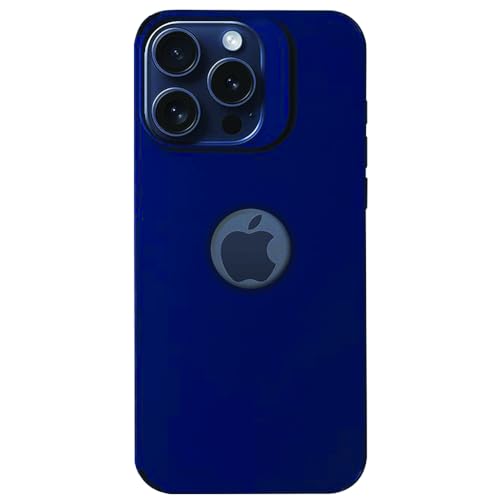 Amazon Brand - Solimo iPhone 15 Pro Back Cover | Camera Bump Protection & Inner Velvet Fabric Lining | Ultra Slim Matte Soft Rubberised Case Cover for iPhone 15 Pro (Blue) (B0D2PCJW44) Amazon Price History, Amazon Price Tracker