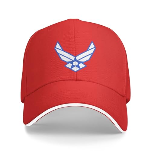 Gorra béisbol cowboy unisex ajustable roja miniatura 1