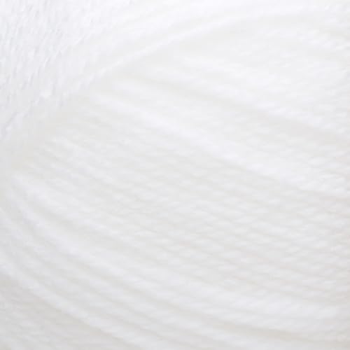 (1 Skein) Lion Brand Yarn Babysoft Baby Yarn Yarn, White