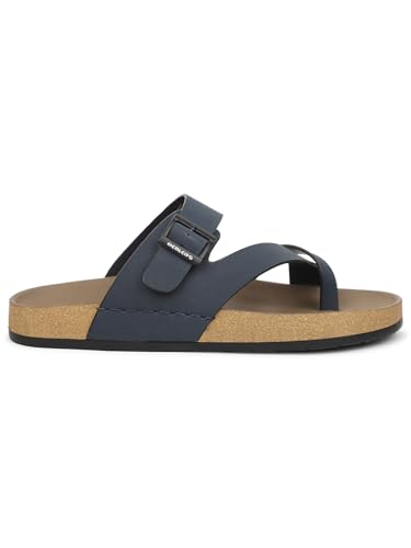 Image of Liberty Healers AOL-6 Casual Slipper For Men With PU Sole | Comfortable and Lightweight | Trendy Design | Soft Insole | Stylish Footwear and Cushioned Footbed