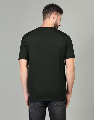 Image of INKKR Men's Solid Regular Fit T-Shirt