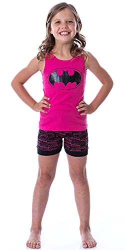 DC Comics Big Girls Batgirl Boom Whak Whoom Tank Pajama Short Set Loungewear2
