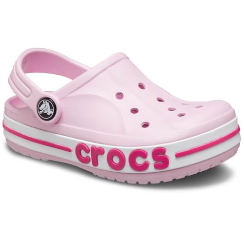 Image of Crocs Unisex Kids Bayaband Clog 207018-6TG Ballerina Pink /Candy Pink C7