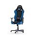 DX RACER (l'originale) Racing R0 Sedia Gaming, Finta pelle, Nero & Blu, 165-195 cm