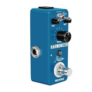 [HIGH SENSITIVITY AND ACCURACY] Featuring 3 effects knobs and 1 switch, the LEF-3807 Guitar Harmonizer Pedal delivers exceptional sensitivity for precise sound manipulation. [CUSTOMIZABLE DETUNE OPTIONS] With a range of -25 to +25 cents in Detune Mod...