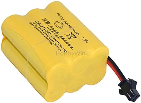 7.2V 400mAh NiCD Battery SM-2P Rev Male Plug for RC Model Buggy Car Truck Racing Speed Boat