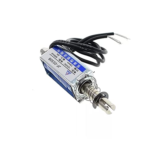 Image of xcluma JF-0530B DC 12V 5N Push-Pull Type DC Solenoid Electromagnet Linear Motion