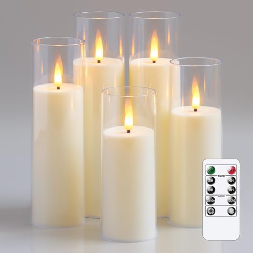 Yeelida Flameless LED Candles with Remote
