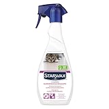 STARWAX - Detergente Deodorante Superprofumato per Ambienti con Animali - Spray 500ml Pronto all'Uso - Pulisce, Deodora e Copre gli Odori Forti (urina, escrementi…) fino a 8 ore
