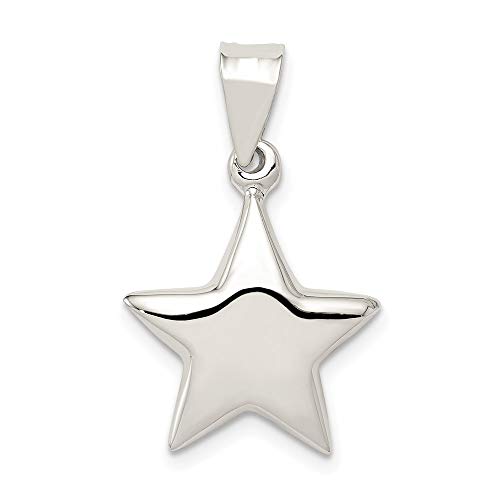 925 Sterling Silver Star Pendant Charm Necklace Celestial Fine Jewelry For Women Gifts For Her