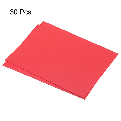 Image of uxcell EVA Foam Sheets Red 12 Inch x 9 Inch 2mm Thickness for Crafts DIY Pack of 30