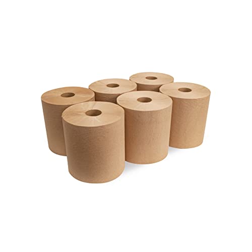 Morcon Paper R6800 Hardwound Roll Towels, 8" X 800Ft, Brown (Case Of 6) #TOP3