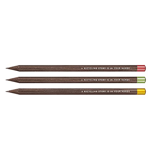 Caran d'Ache Nespresso Swiss Wood 3 lápices de grafito miniatura 2